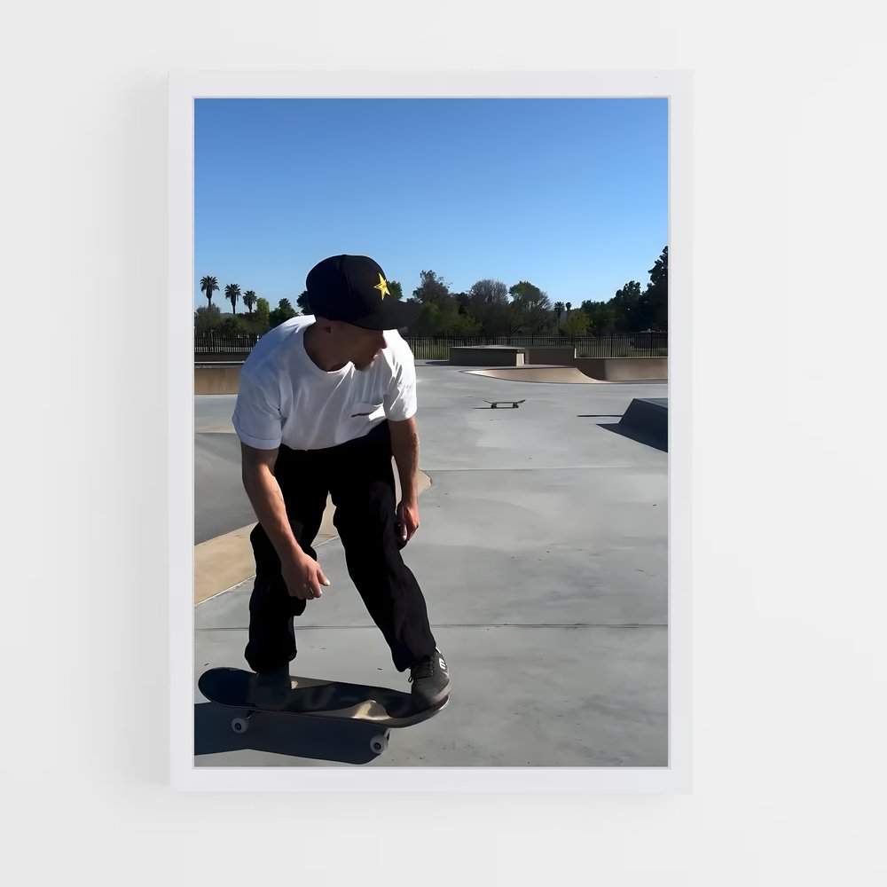 Poster Trickster de Chris Joslin – affiche Skateboard (vue 3)